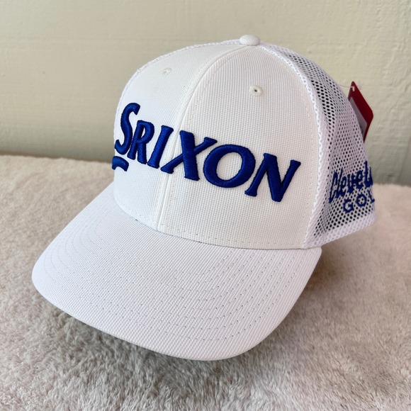 Srixon Other - Srixon Tour Original Trucker Cap White Royal Blue Cleveland Golf Hat 11203378